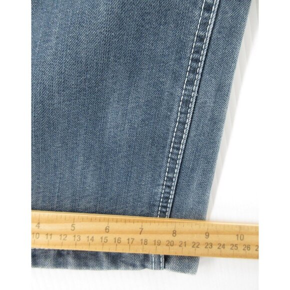 Southpole Jeans 36 Hip Hop Loose Baggy Straight Whiskered Wash 36X30 - Picture 6 of 12